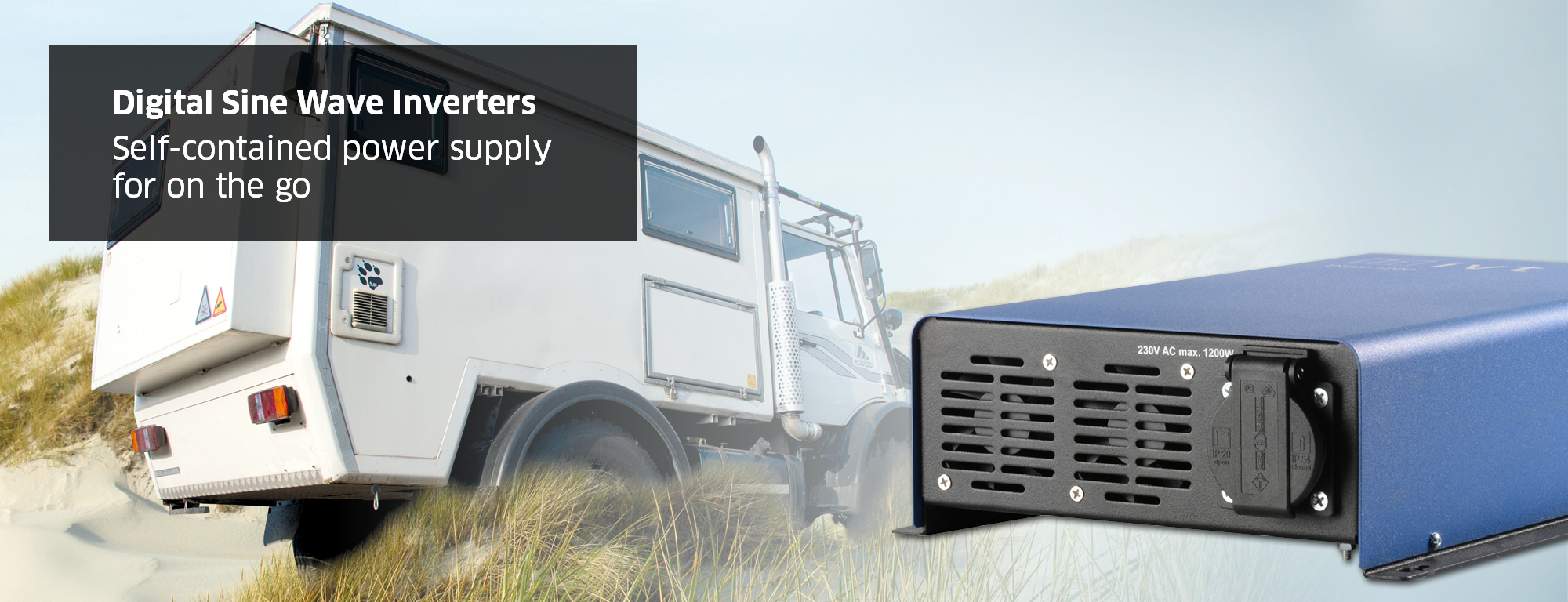 DSW inverters | 230 V for on the go