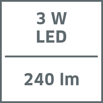 3 W LED 240 lm