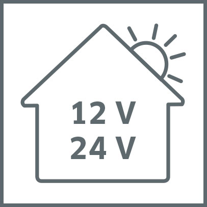 Geeignet für Solaranlage 12 V 24 V