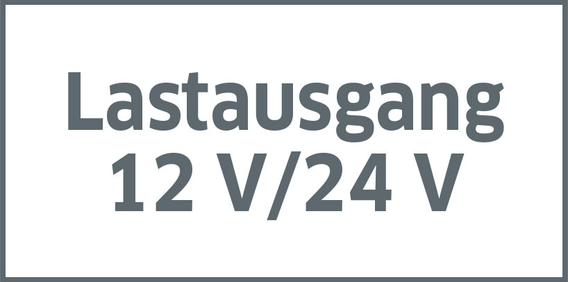 Lastausgang 12 V/24 V