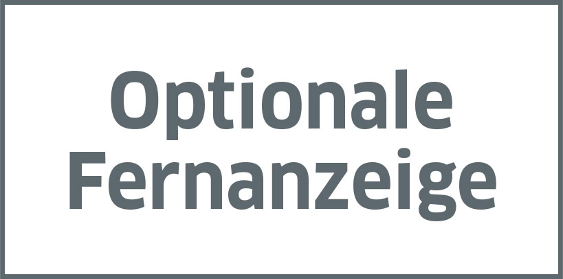 Optionale Fernanzeige