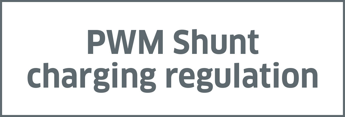 PWM Shunt charging regulation