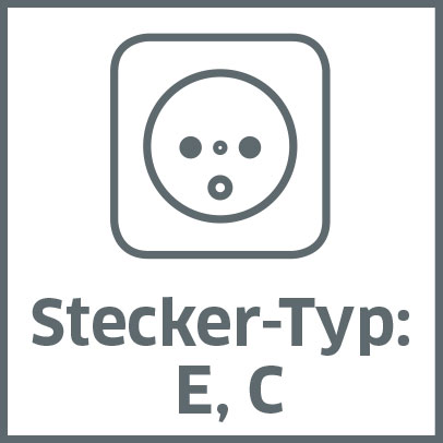 Stecker-Typ: E, C